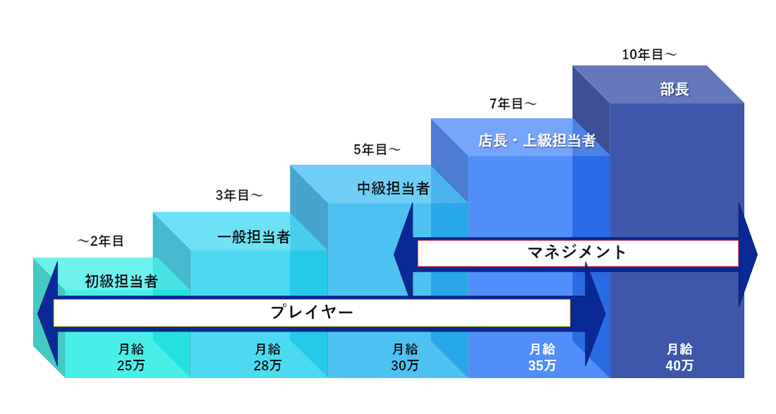 キャリアステップ図